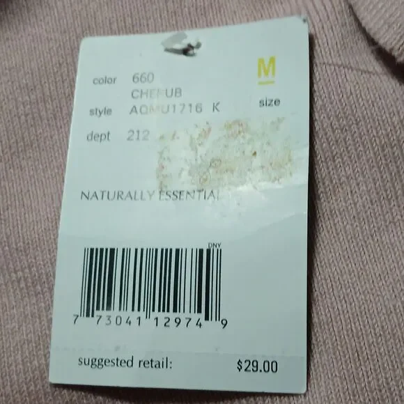 Axcess Women's Pink Maueve V-Neck Lightweight Pullover Sweater Size Medium NEW - Picture 8 of 9